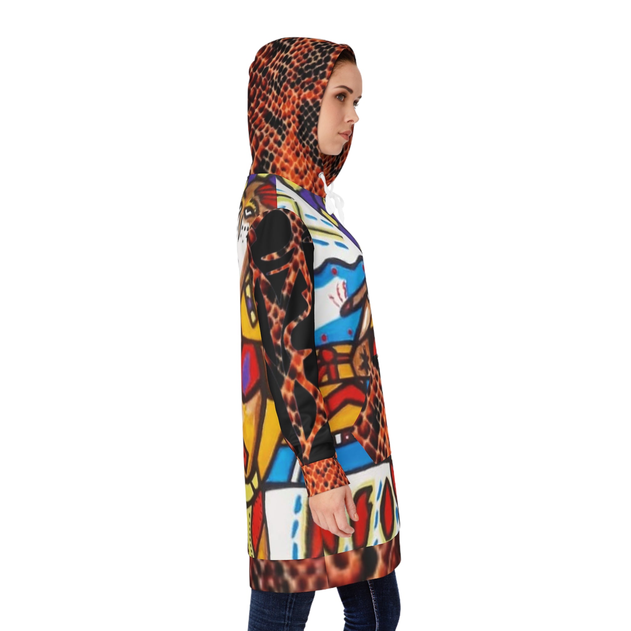 Women's HIP HOP ART Hoodie Dress (AOP)