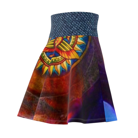 Women's  HIP HOP ART Skater Skirt (AOP)