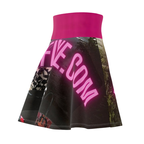 Women's HIP HOP ART Skater Skirt (AOP)