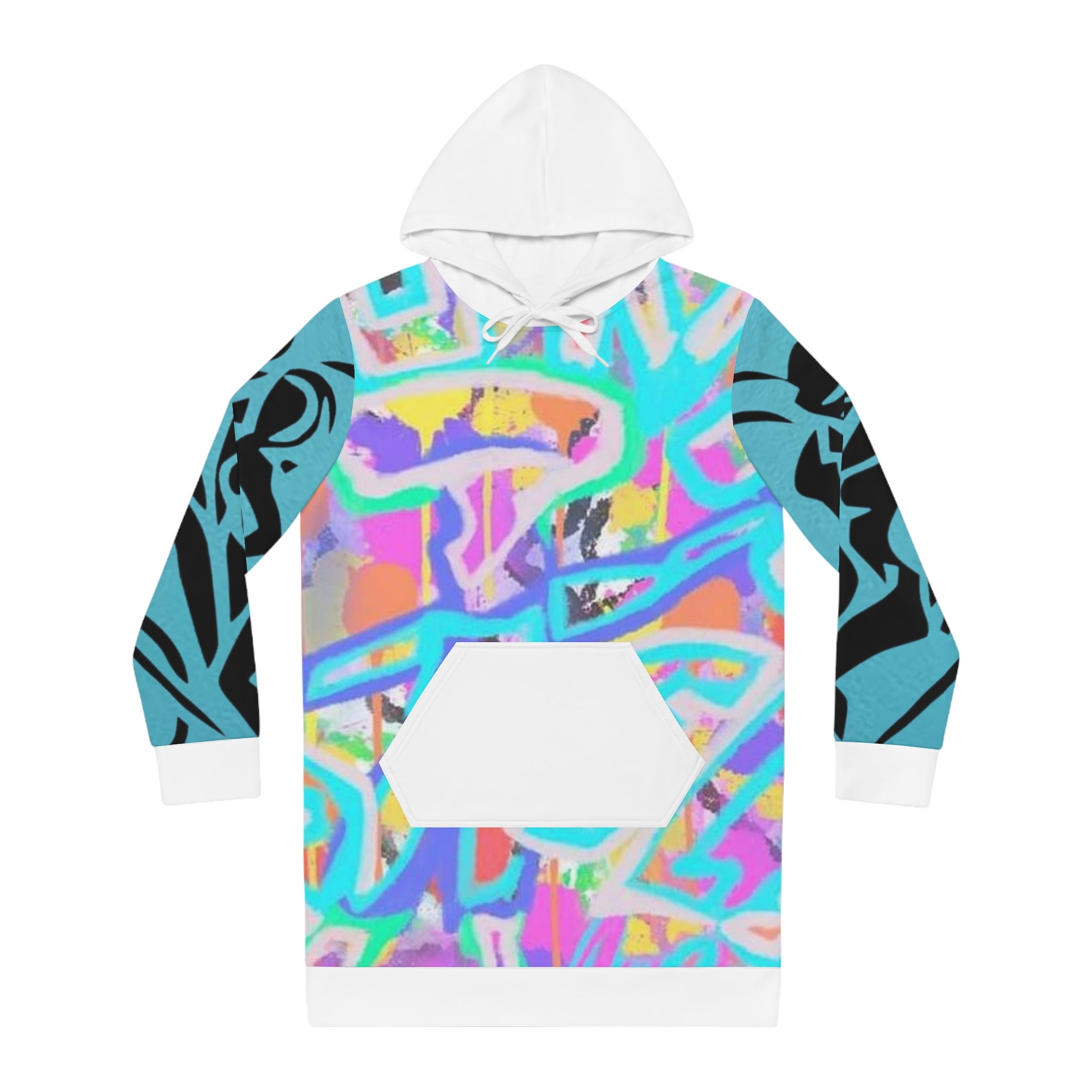 Women's HIP HOP ART Hoodie Dress (AOP)