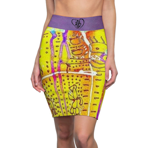 Women's HIP HOP ART Pencil Skirt (AOP)