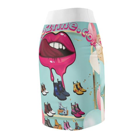 Women's HIP HOP ART Pencil Skirt (AOP)