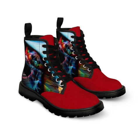 Men's Canvas  HIP HOP ART Boots