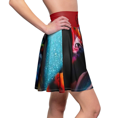 Women's  HIP HOP ART Skater Skirt (AOP)