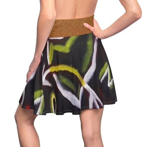 Women's  HIP HOP ART Skater Skirt (AOP)