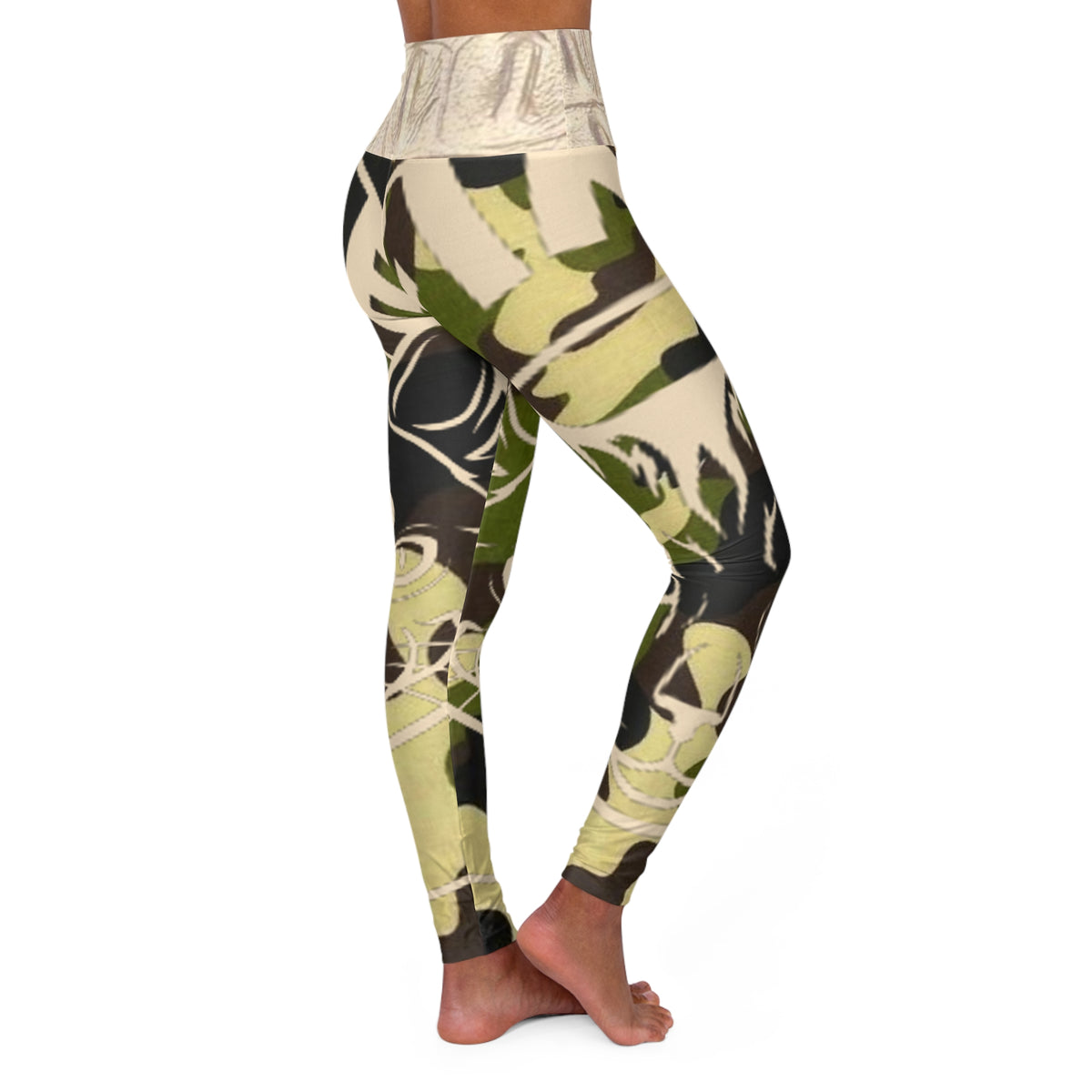 High Waisted HIP HOP ART Yoga Leggings (AOP)