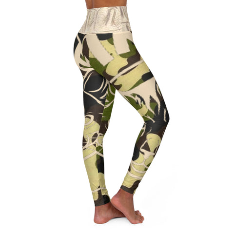 High Waisted HIP HOP ART Yoga Leggings (AOP)