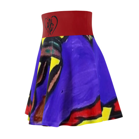 Women's  HIP HOP ART Skater Skirt (AOP)