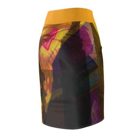 Women's HIP HOP ART Pencil Skirt (AOP)