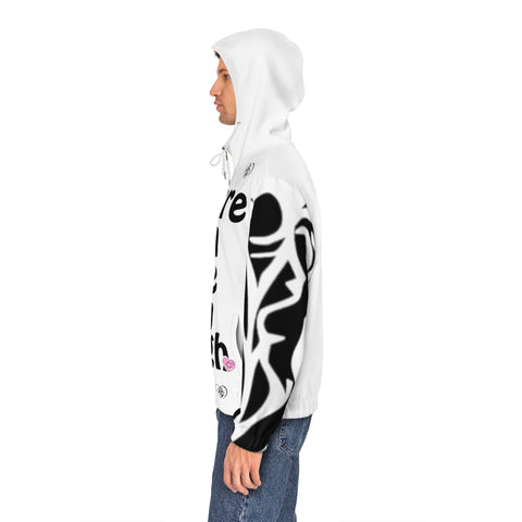 Men's Full-Zip  HIP HOP ART Hoodie (AOP)