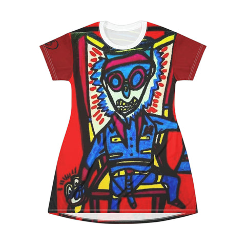 HIP HOP ART  T-Shirt Dress (AOP)