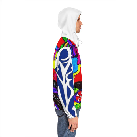 Men's Full-Zip HIP HOP ART  Hoodie (AOP)