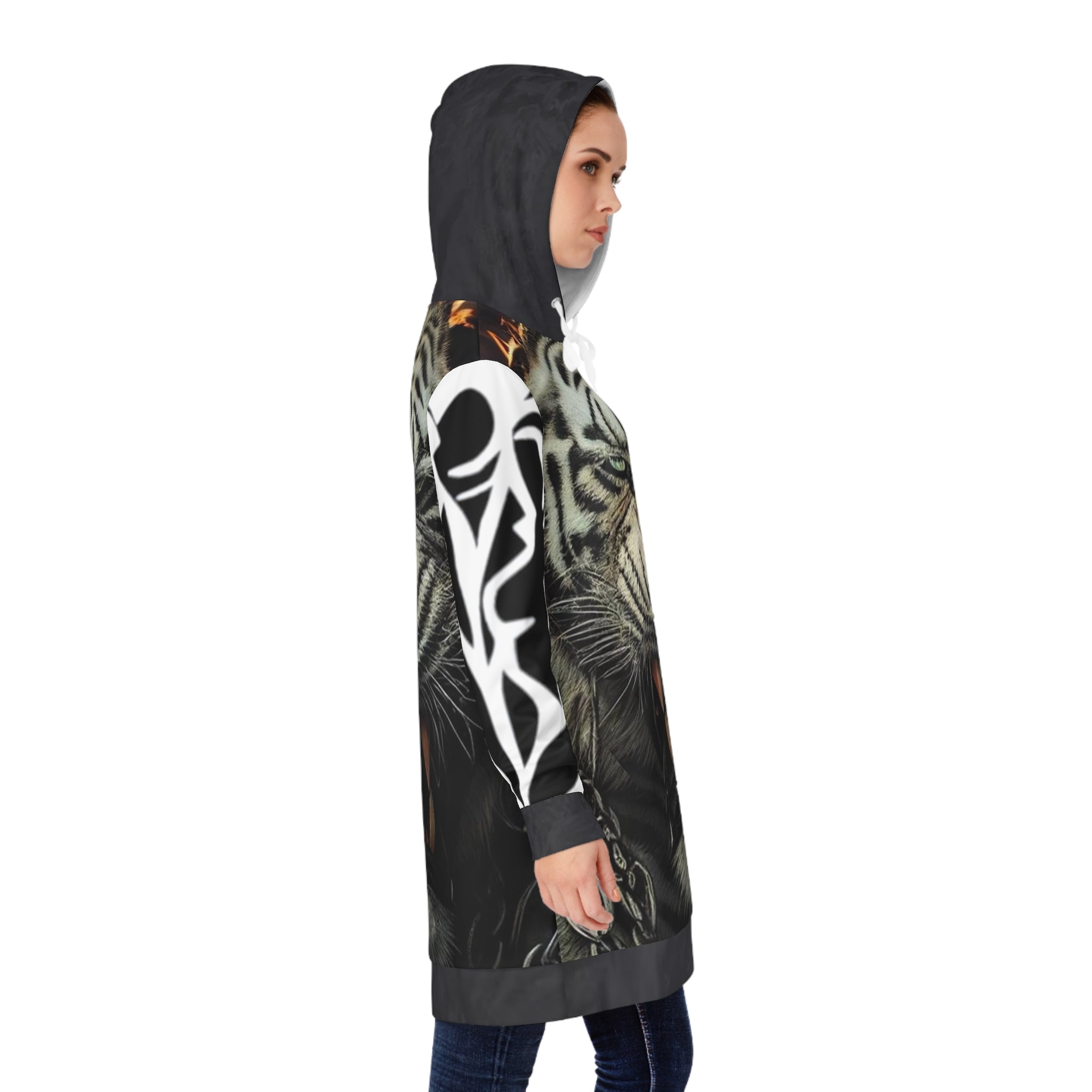 Women's HIP HOP ART Hoodie Dress (AOP)