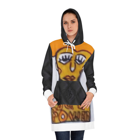 Women's HIP HOP ART  Hoodie Dress (AOP)