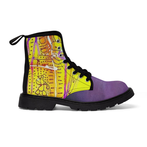 Men's Canvas HIP HOP ART Boots