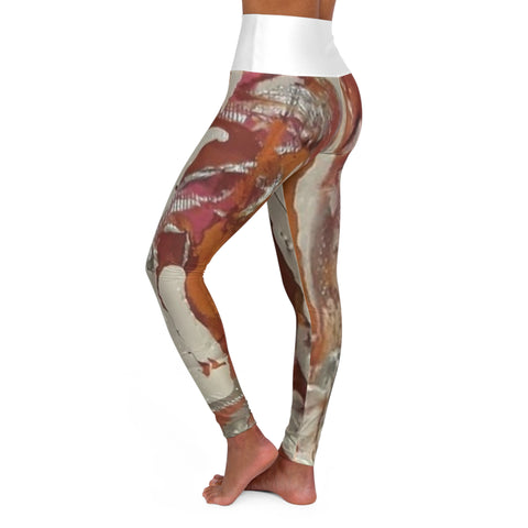 High Waisted  HIP HOP ART  Yoga Leggings (AOP)