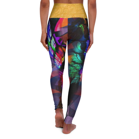 High Waisted  HIP HOP ART Yoga Leggings (AOP)