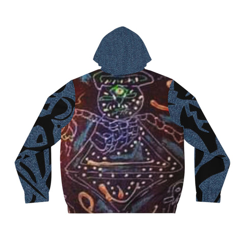 Men's Full-Zip  HIP HOP ART Hoodie (AOP)