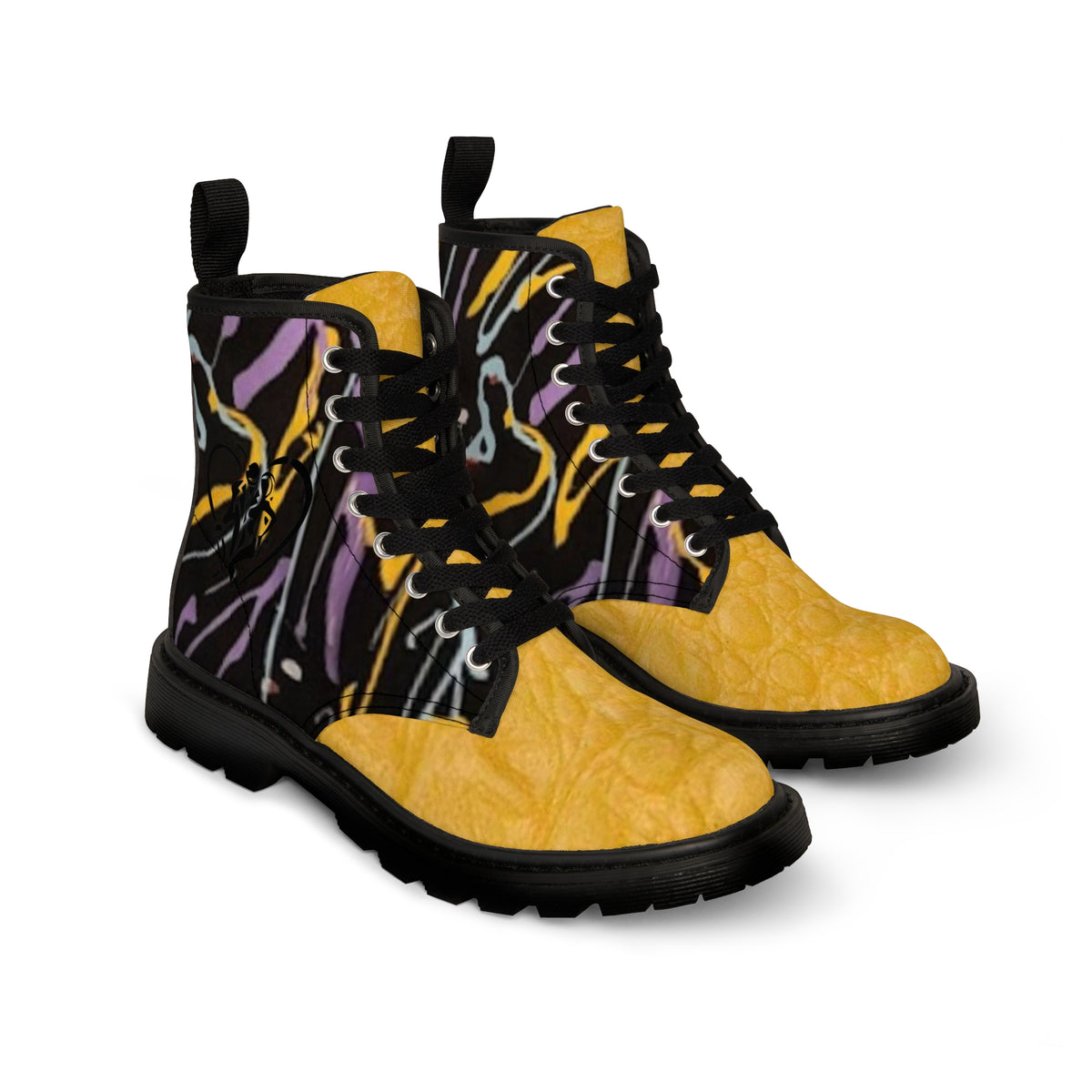 Men's Canvas  HIP HOP ART  Boots