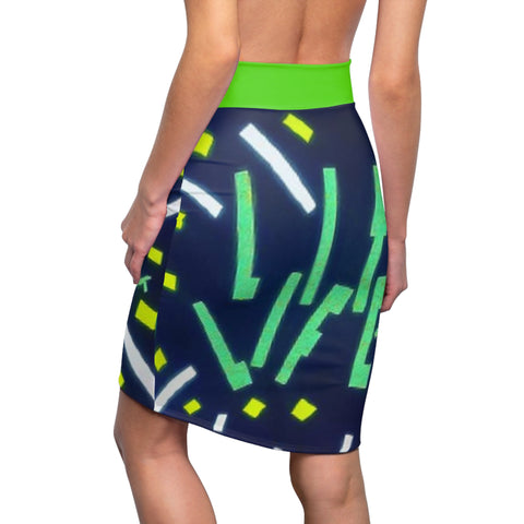 Women's  HIP HOP ART  Pencil Skirt (AOP)
