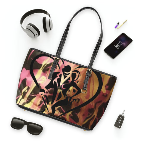 PU Leather Hip Hop ART Shoulder Bag