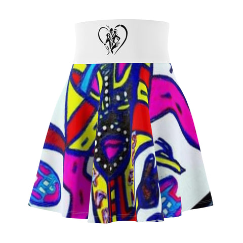 Women's HIP HOP ART Skater Skirt (AOP)