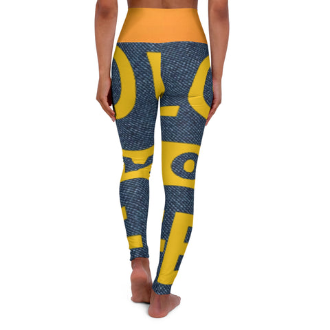 High Waisted  HIP HOP ART Yoga Leggings (AOP)