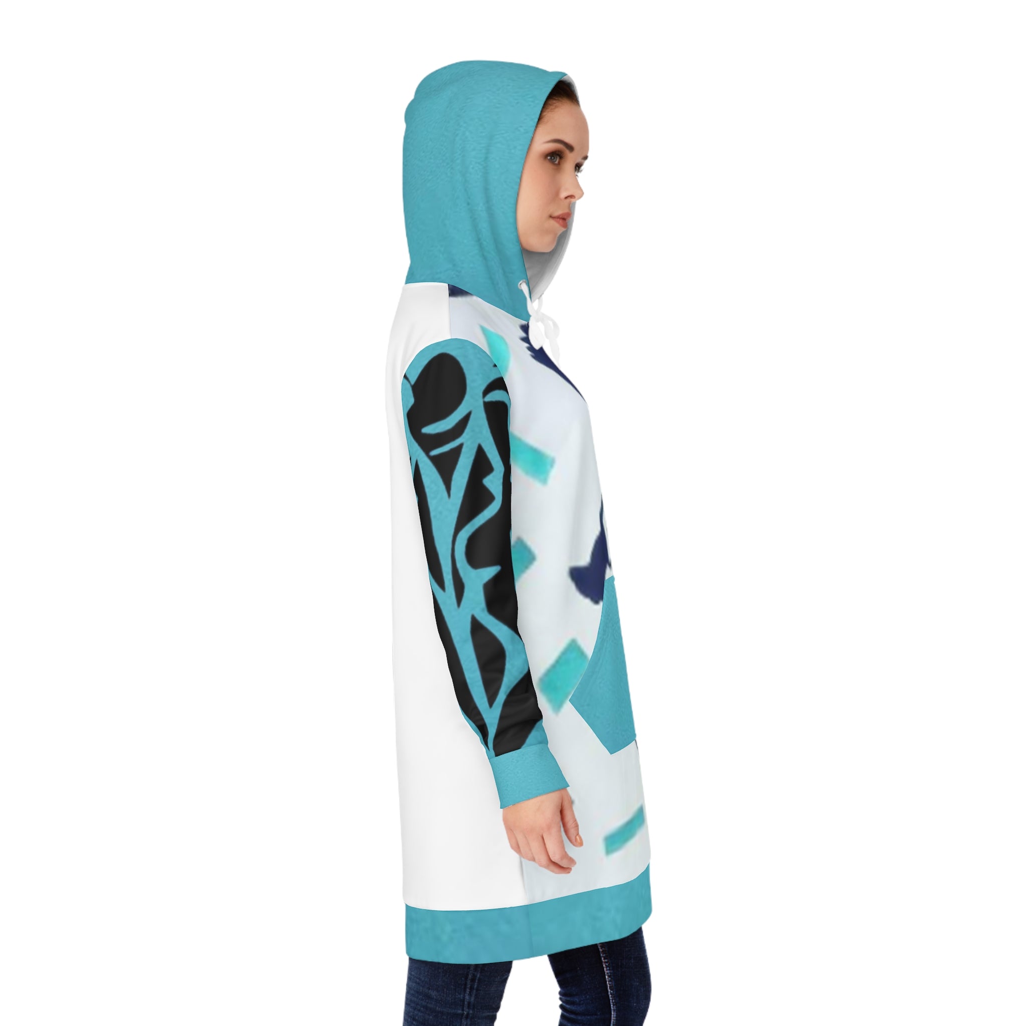 Women's HIP HOP ART Hoodie Dress (AOP)