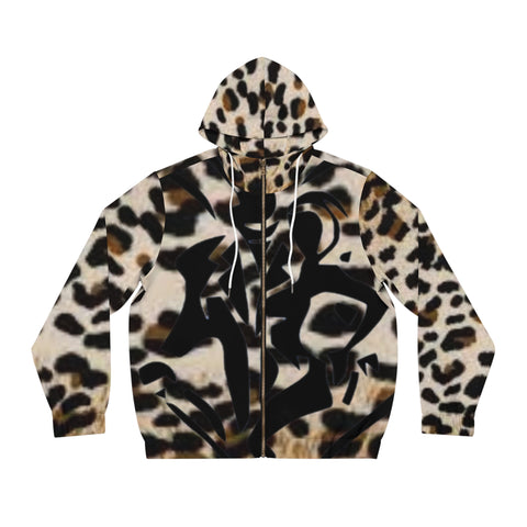 Men's Full-Zip HIP HOP ART  Hoodie (AOP)