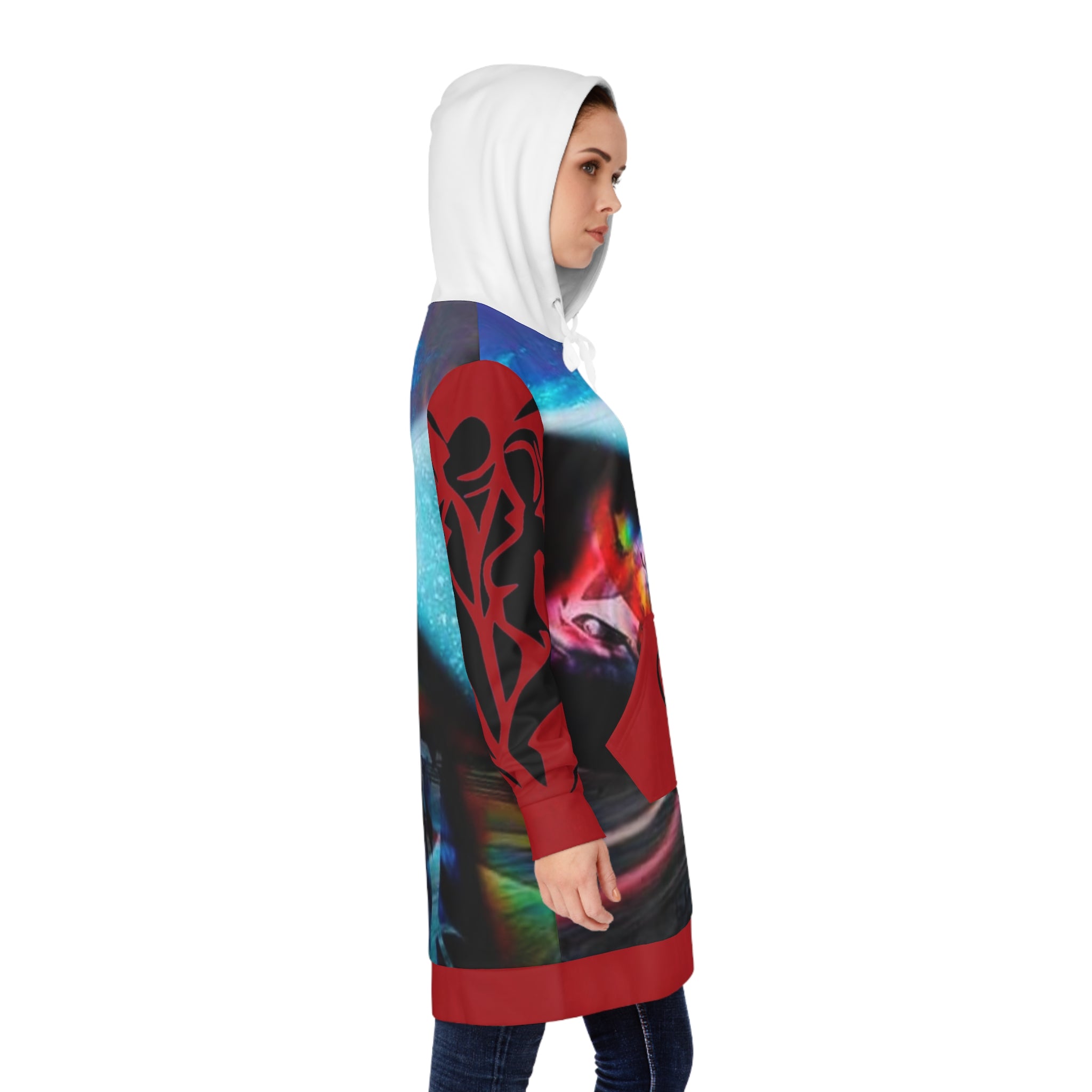 Women's HIP HOP ART Hoodie Dress (AOP)