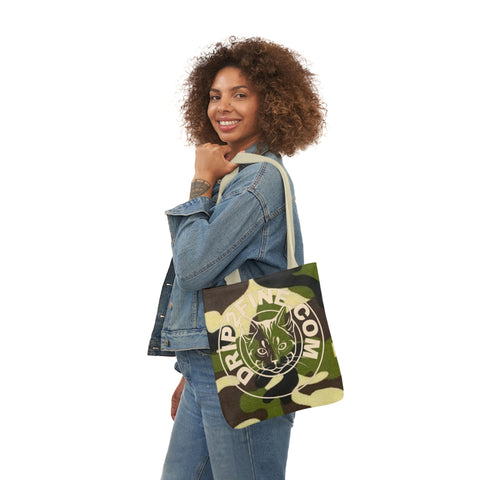 Polyester Canvas  HIP HOP ART Tote Bag (AOP)