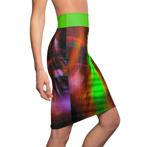 Women's  HIP HOP ART Pencil Skirt (AOP)