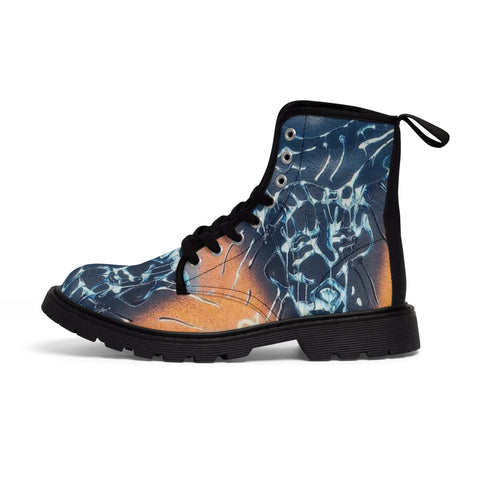 Men's  HIP HOP ART Canvas Boots