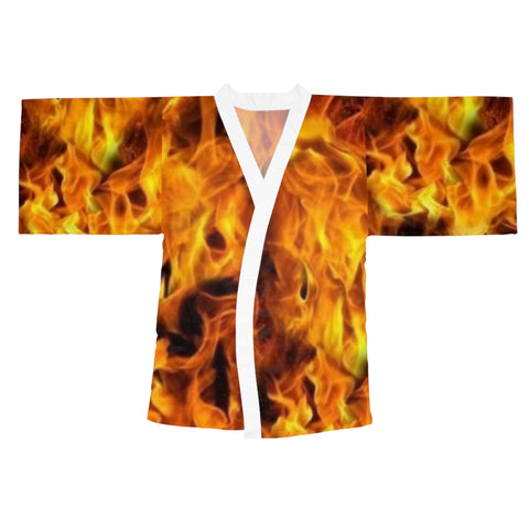 Long Sleeve  HIP HOP ART  Kimono Robe (AOP)