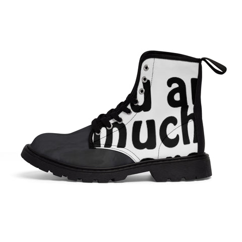 Men's Canvas  HIP HOP ART Boots