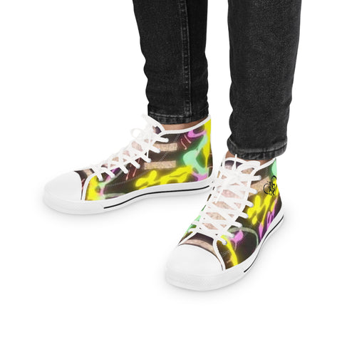 Men's High Top HIP HOP ART  Sneakers