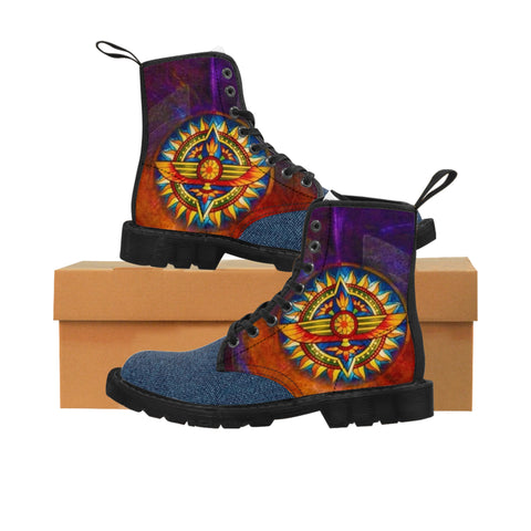 Men's Canvas HIP HOP ART Boots