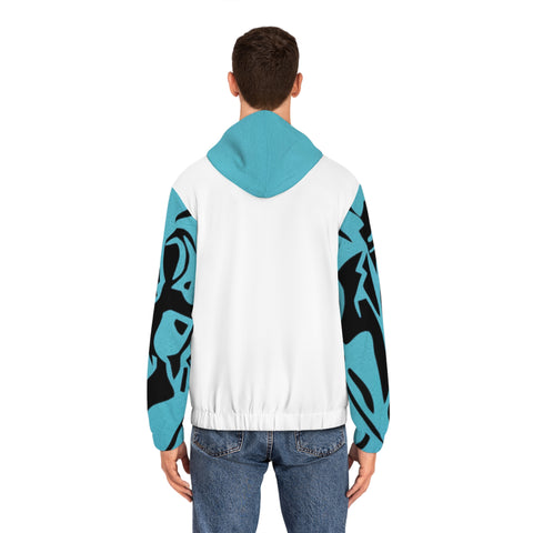 Men's Full-Zip HIP HOP ART Hoodie (AOP)