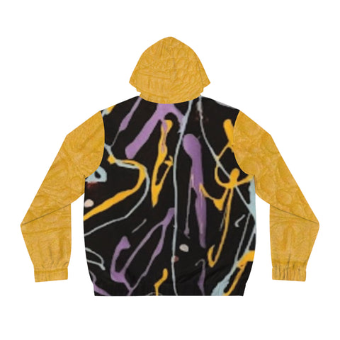 Men's Full-Zip HIP HOP ART Hoodie (AOP)