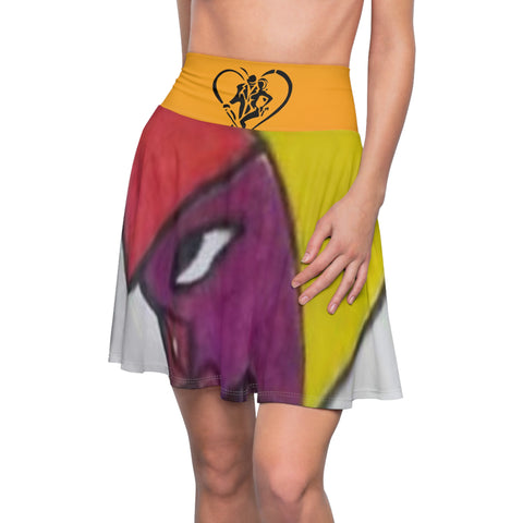 Women's  HIP HOP ART Skater Skirt (AOP)