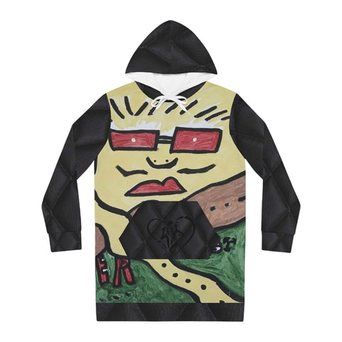 Women's HIP HOP ART Hoodie Dress (AOP)