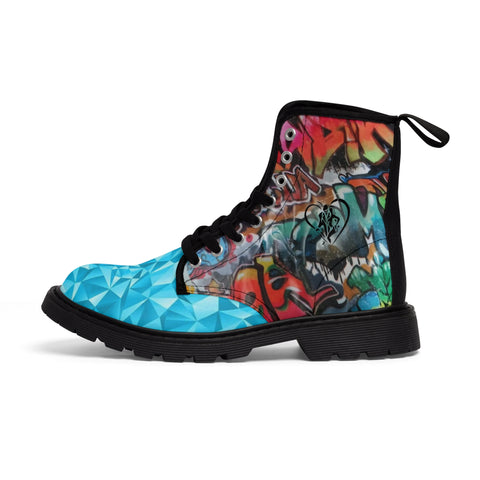 Men's Canvas  HIP HOP ART  Boots