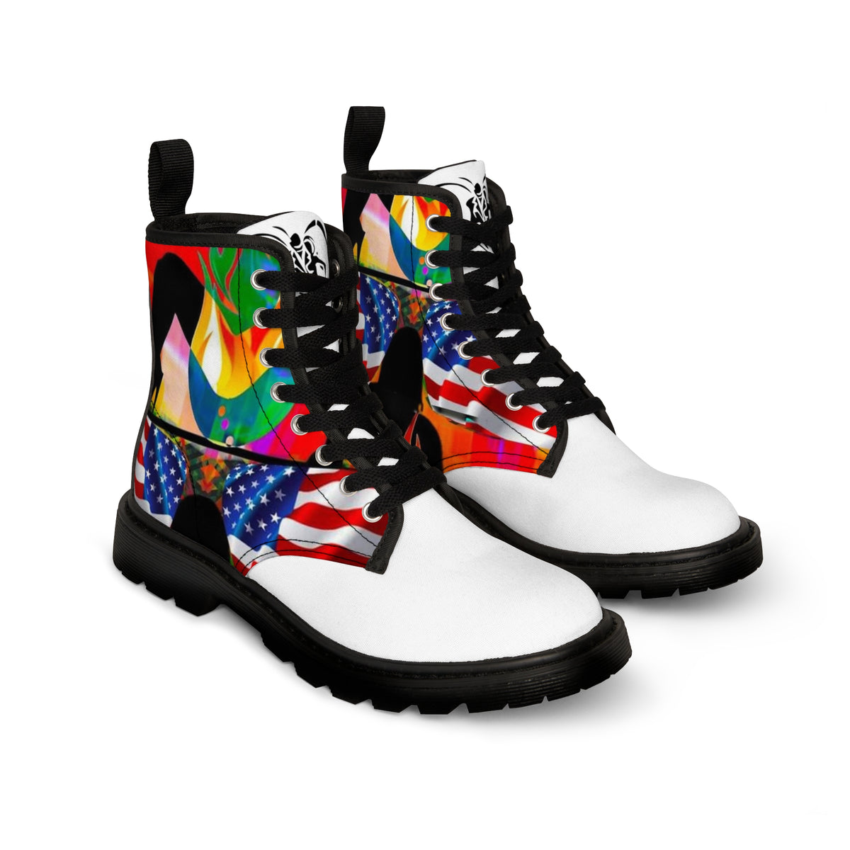 Men's Canvas  HIP HOP ART Boots