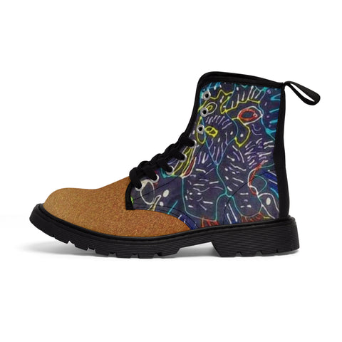 Men's Canvas  HIP HOP ART Boots