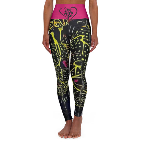 High Waisted  HIP HOP ART Yoga Leggings (AOP)