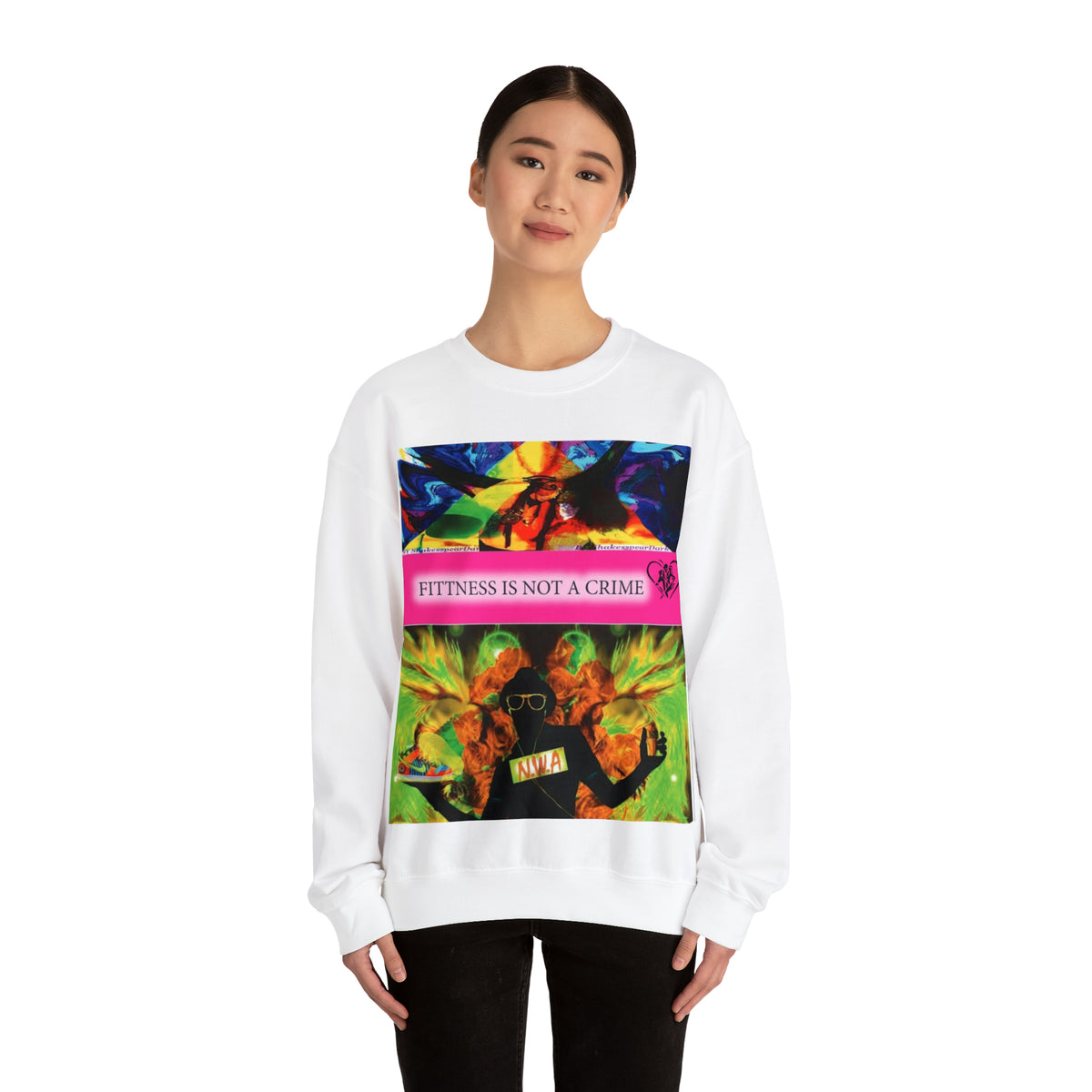 Unisex Heavy Blend™ HIP HOP ART  Crewneck Sweatshirt