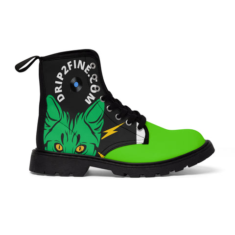 Women's HIP HOP ART Canvas Boots