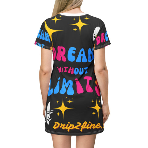 HIP HOP ART T-Shirt Dress (AOP)