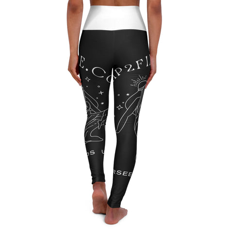 High Waisted HIP HOP ART Yoga Leggings (AOP)