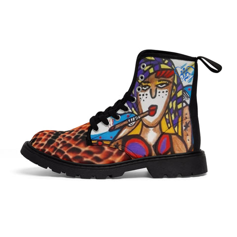 Men's Canvas HIP HOP ART Boots